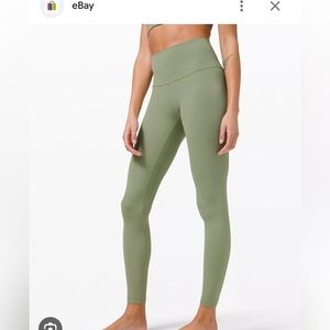 Sage Green Align Leggings High Rise